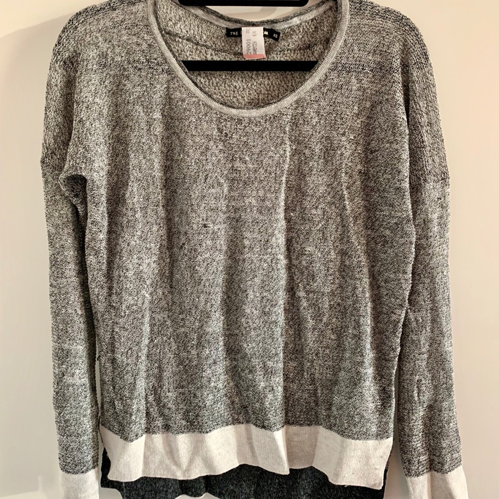 Rag & Bone Grey Marled Sweater